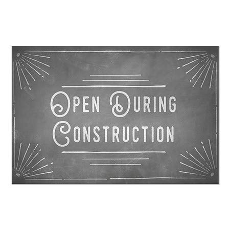 CGSignLab | פתוח במהלך הבנייה -פינת צ'יק נצמד חלון | 36 x24